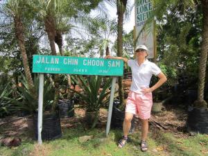 The Author on Chin Choon Sam Road
